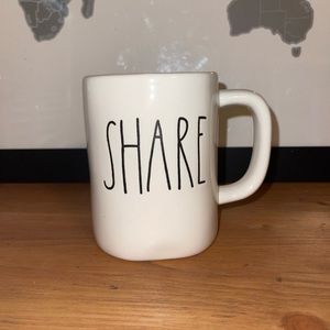 Rae Dunn m stamped share mug